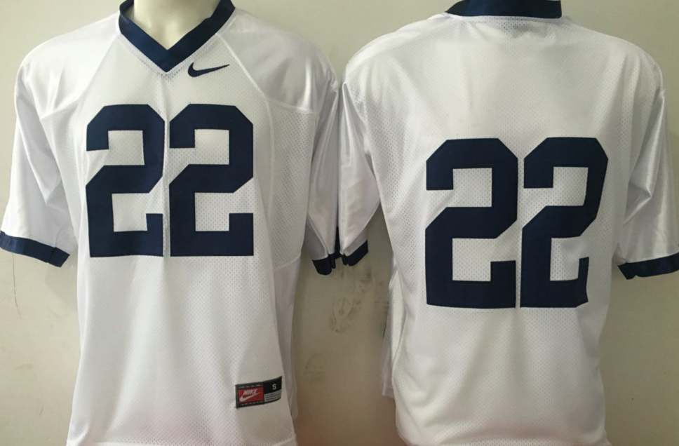 NCAA Men Penn State Nittany Lions White 22->ncaa teams->NCAA Jersey